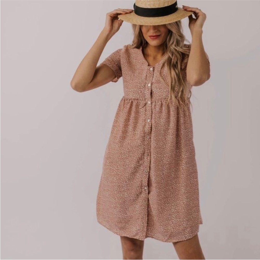 Roolee Allita Floral Midi Dress